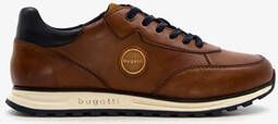 Bugatti leren heren sneakers cognac