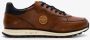 Bugatti Cirino leren heren sneakers cognac bruin Extra comfort Memory Foam - Thumbnail 2
