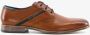 Bugatti leren heren veterschoenen Cognac - Thumbnail 3