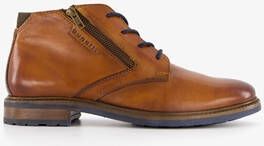 Bugatti leren heren veterschoenen cognac bruin