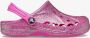 Crocs Baya Clog kinder klompen roze glitter - Thumbnail 1