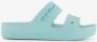 Crocs Baya Platform dames slippers blauw - Thumbnail 1