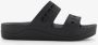 Crocs Baya Platform dames slippers zwart - Thumbnail 1