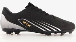 Dutchy FG heren voetbalschoenen zwart wit