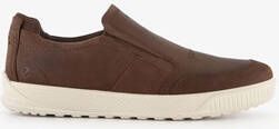 ECCO Byway leren heren instappers cognac