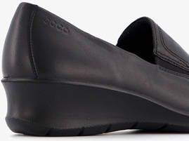 ECCO Felicia leren dames instappers zwart Uitneembare zool - Foto 2