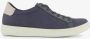 ECCO Soft Classic leren dames veterschoenen blauw Uitneembare zool - Thumbnail 2