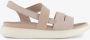 ECCO Yuma leren dames sandalen roze Extra comfort Memory Foam - Thumbnail 2