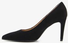 Into Forty Six leren unisex pumps zwart hoog