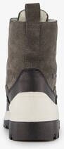 Be Mine leren dames veterboots grijs