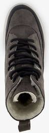 Be Mine leren dames veterboots grijs