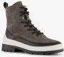 Be Mine leren dames veterboots grijs Uitneembare zool - Thumbnail 6