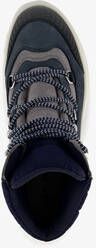 Be Mine leren dames veterboots grijs blauw