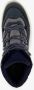 Be Mine leren dames veterboots grijs blauw Uitneembare zool - Thumbnail 5