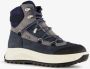 Be Mine leren dames veterboots grijs blauw Uitneembare zool - Thumbnail 6