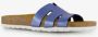 Bio Life dames slippers blauw - Thumbnail 4