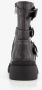 BLUE BOX dames biker boots met gespen grijs - Thumbnail 4