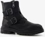 Blue Box dames biker boots met ritsen zwart - Thumbnail 6