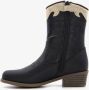 BLUE BOX meisjes cowboy western boots zwart goud Uitneembare zool - Thumbnail 2