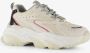 BLUE BOX dames dad sneakers met lak details Wit Uitneembare zool - Thumbnail 8