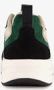BLUE BOX dames dad sneakers zwart groen Uitneembare zool - Thumbnail 3