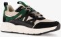 BLUE BOX dames dad sneakers zwart groen Uitneembare zool - Thumbnail 5