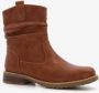 BLUE BOX dames enkellaarsjes cognac bruin - Thumbnail 5