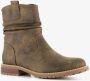 BLUE BOX dames enkellaarsjes kaki Groen - Thumbnail 6