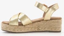Blue Box dames espadrilles goudkleurig