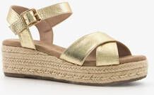 Blue Box dames espadrilles goudkleurig