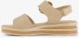 BLUE BOX dames sandalen beige bruin - Thumbnail 4