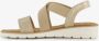 BLUE BOX dames sandalen beige goud - Thumbnail 5