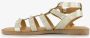 Blue Box dames sandalen goud met studs - Thumbnail 5