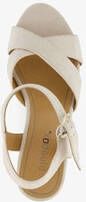 Blue Box dames sandalen met hak beige