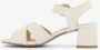 Blue Box dames sandalen met hak beige - Thumbnail 4