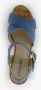 BLUE BOX dames sandalen met hak denim blauw - Thumbnail 6