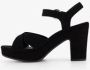 BLUE BOX dames sandalen met hak zwart - Thumbnail 4