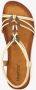 BLUE BOX dames sandalen met kralen goud - Thumbnail 6