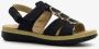 BLUE BOX dames sandalen zwart - Thumbnail 6