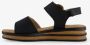 BLUE BOX dames sandalen zwart bruin - Thumbnail 5