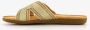 Blue Box dames slippers met glitter goud - Thumbnail 5