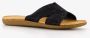 Blue Box dames slippers met glitter zwart - Thumbnail 7