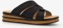BLUE BOX dames slippers zwart bruin - Thumbnail 6
