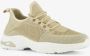 BLUE BOX dames sneakers beige Uitneembare zool - Thumbnail 7