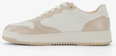 Blue Box dames sneakers beige wit