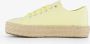Blue Box dames sneakers met jute zool geel - Thumbnail 5