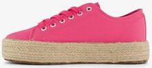 Blue Box dames sneakers met jute zool roze