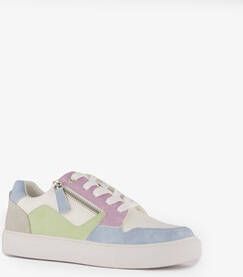 Blue Box dames sneakers wit pastel