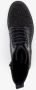 BLUE BOX dames veterboots met strass steentjes Zwart - Thumbnail 3