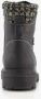 BLUE BOX dames veterboots zwart met gebreid detail - Thumbnail 3